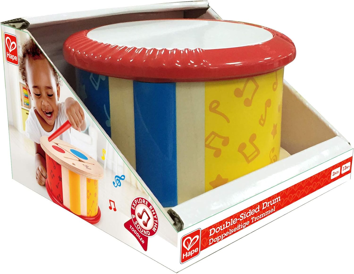 Tamburo 2 In 1 - Hape - immagine 2