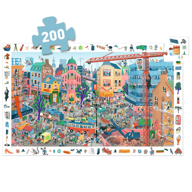 Puzzle Observation La Città - Djeco - immagine 2