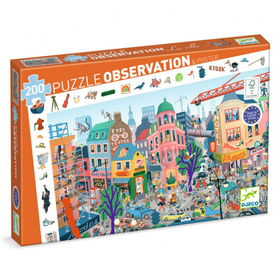 Puzzle Observation La Città - Djeco