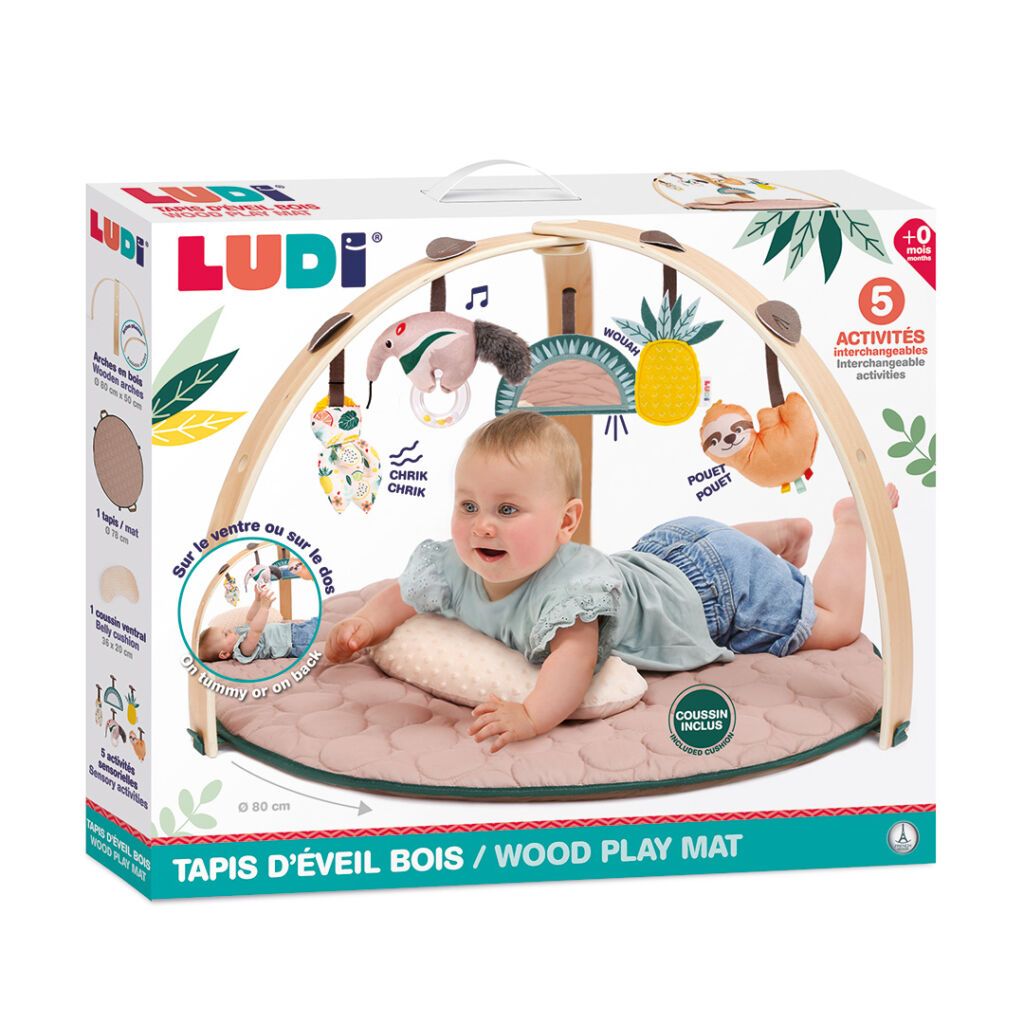 Tappeto Attività Con Arco In Legno - Ludi - immagine 2