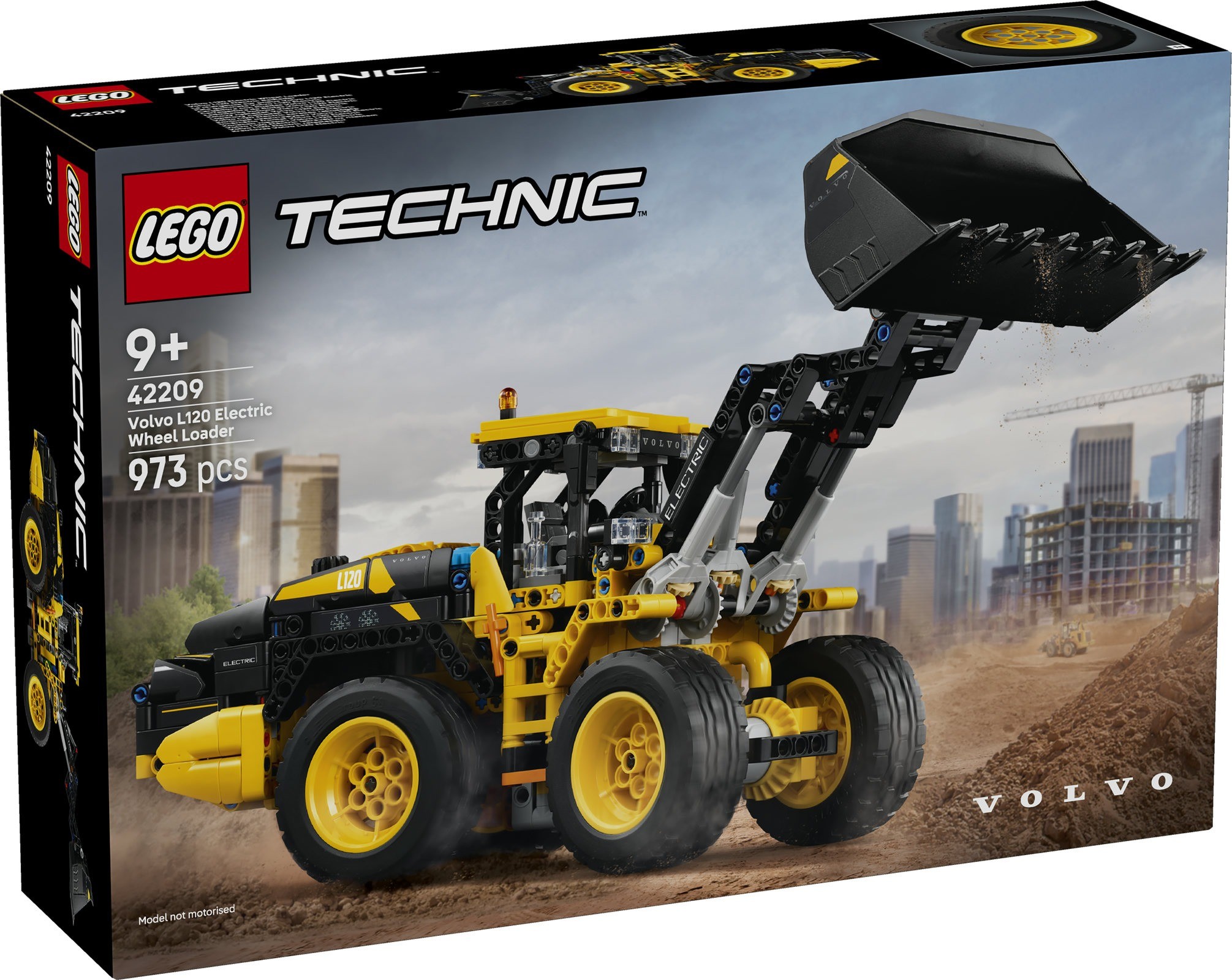 42209 Technic Pala Gommata Volvo L120 Electric - Lego