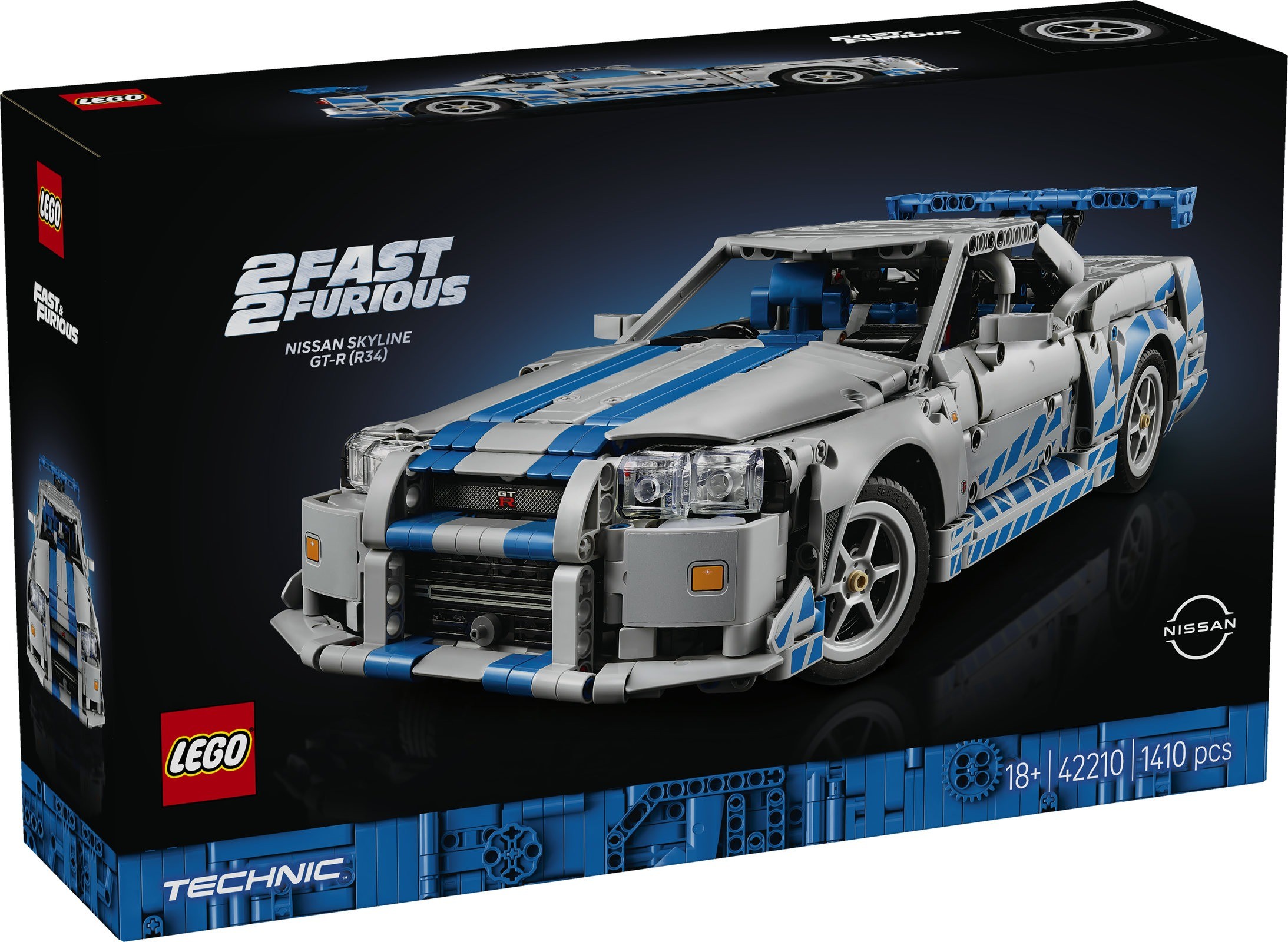 42210 Technic Auto Nissan Skyline GT-R (R34) 2 Fast Furious - Lego