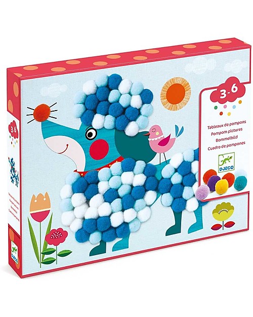 Collage Pompons - Djeco