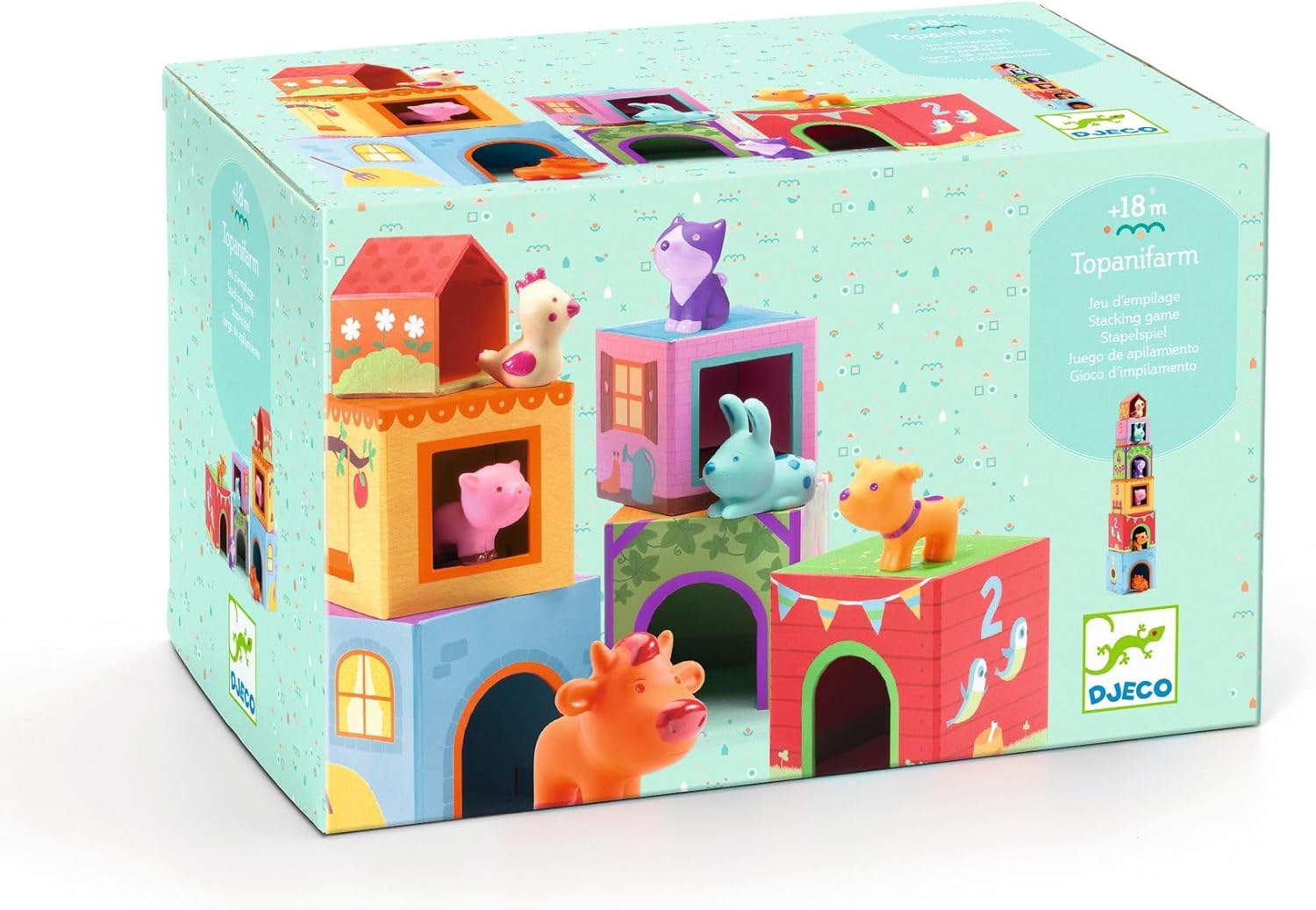 Cubi Impilabili Topanifarm - Djeco - immagine 2