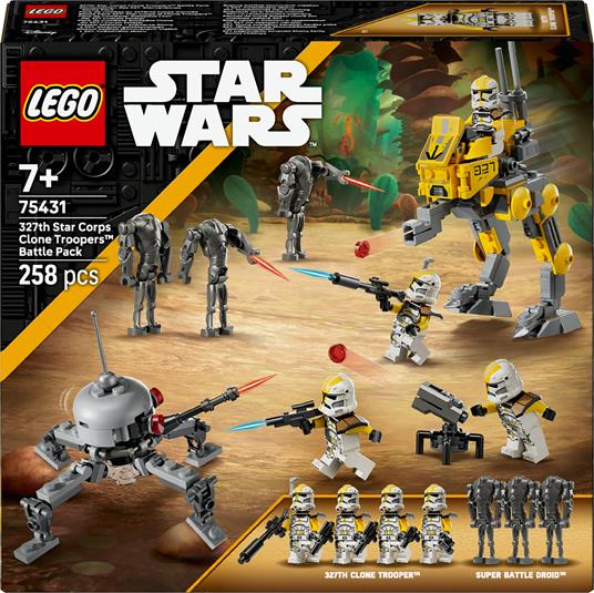75431 Star Wars Battle Pack 327° Star Corps Di Clone Troopers - Lego