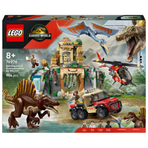 76976 Jurassic World Missione Aerea Con Spinosauro E Quetzalcoatlus - Lego