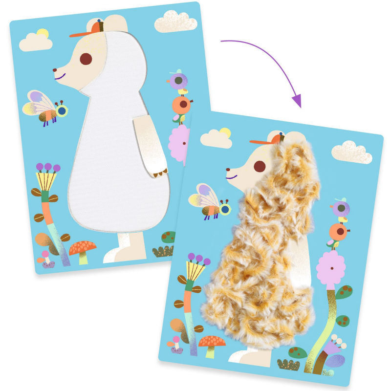 Set Creativo Wool & Velcro - Djeco - immagine 2