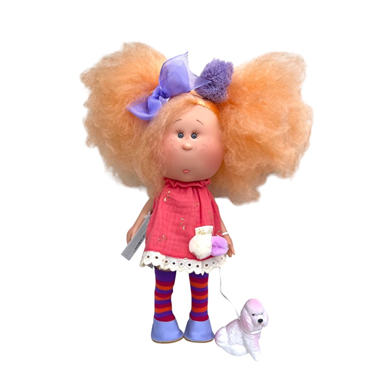 Bambola Mia Coral Con Mascotte - Nines Artesanals D’Onil