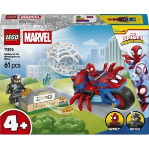 Marvel Spidey Sulla Moto Contro Rhino - Lego