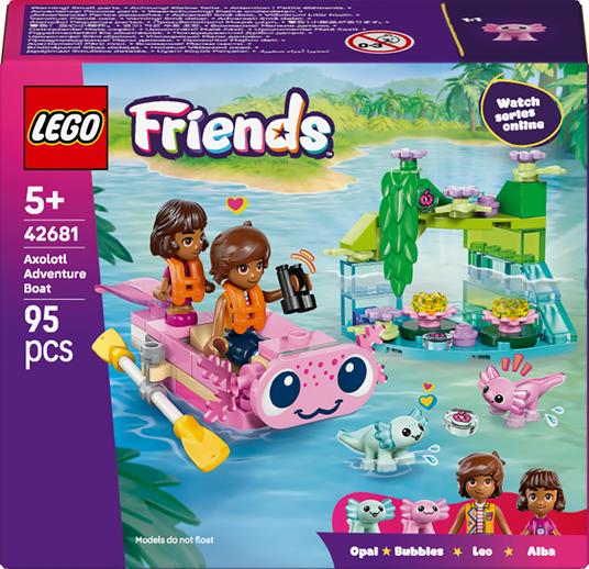 42681 Friends Barca D'Avventura Axolotl - Lego