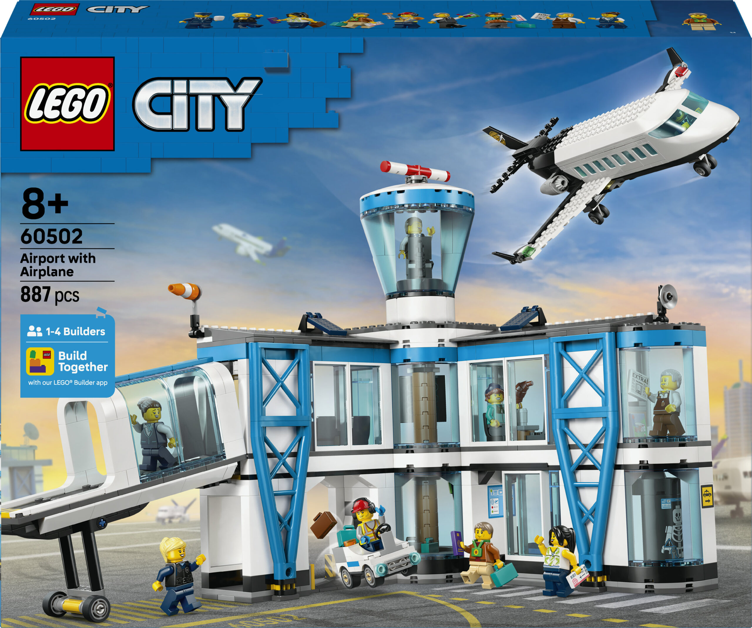 60502 City Aereoporto Con Aereo - Lego