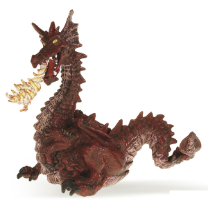 Drago Rosso Con Fiamme - Papo