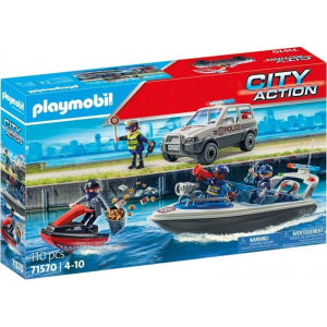 71570 Inseguimento Della Polizia In Acqua - Playmobil