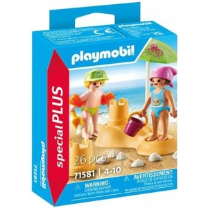 71581 Bambini Con Castello Di Sabbia - Playmobil