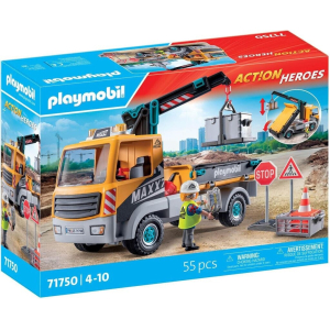 71750 Camion Da Cantiere Con Gru - Playmobil