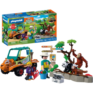 72072 Zoo: Guardiano Di Zoo Con Veicolo - Playmobil