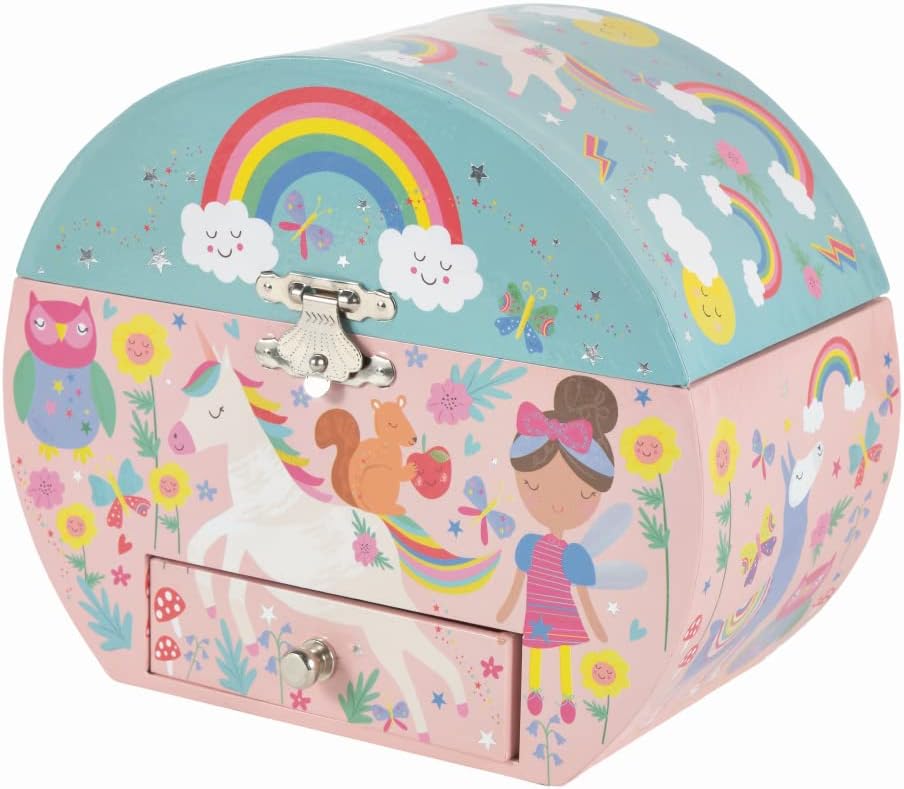 Cofanetto Portagioie Musicale Rainbow Fairy - Floss & Rock