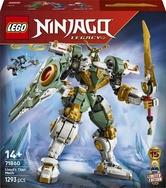 71860 Ninjago Mech Titano Di Lloyd 15° Anniversario - Lego