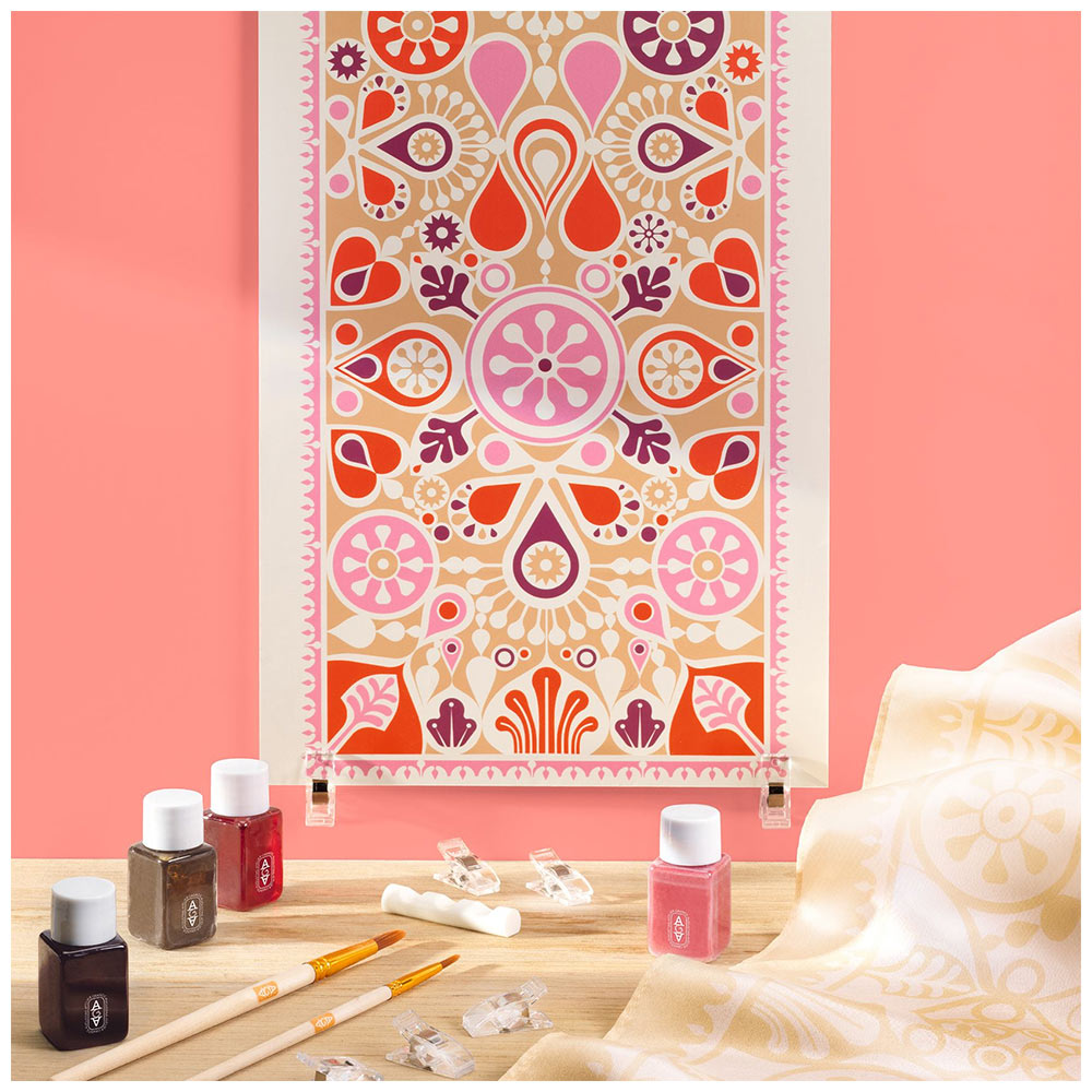 Pittura Su Seta Fiori - Djeco