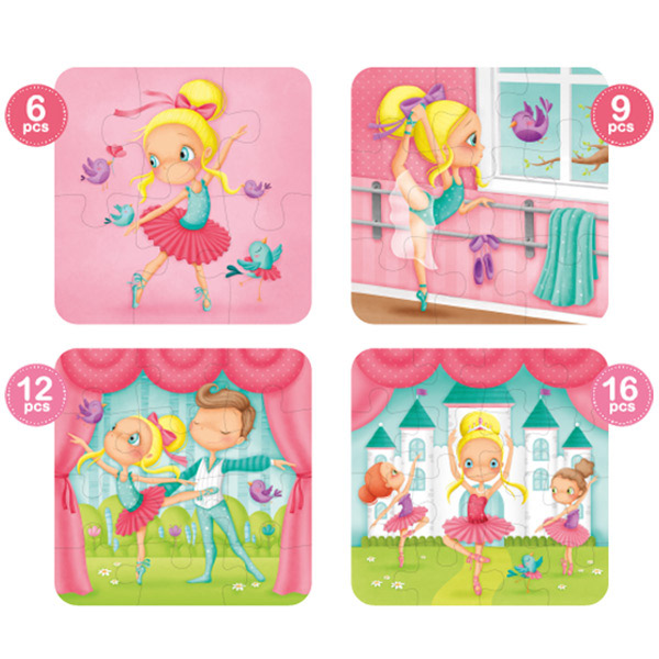 Puzzle Evolutivo Ballerina - Eurekakids - immagine 2