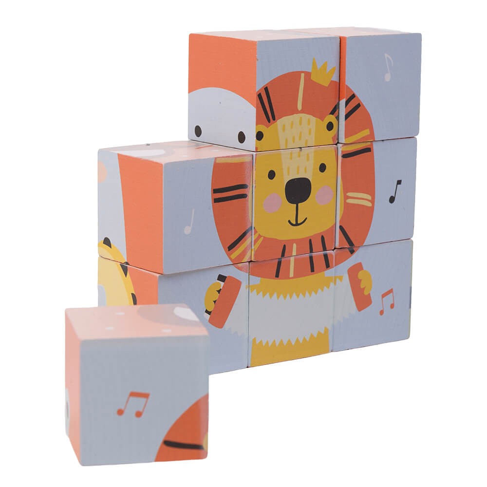 Puzzle Cubi Animali Della Foresta - Eurekakids