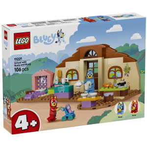 11221 Bluey A Scuola Con Rusty E Bluey - Lego