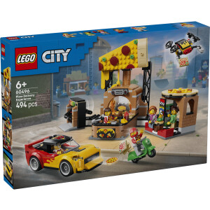 60496 City Centro Di Consegna Pizze Con Veicoli - Lego