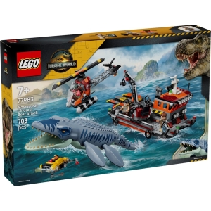 77983 Jurassic World Attacco Alla Barca Del Dinosauro Mosasaurus - Lego