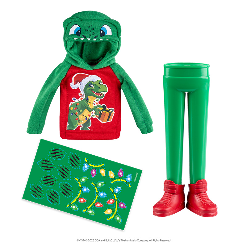 Abito Dinosauro Elf On The Shelf - Creativamente - immagine 2