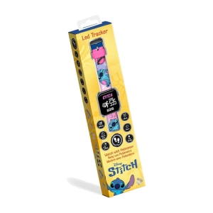 Orologio Led Con Contapassi Stitch - Kids Licensing